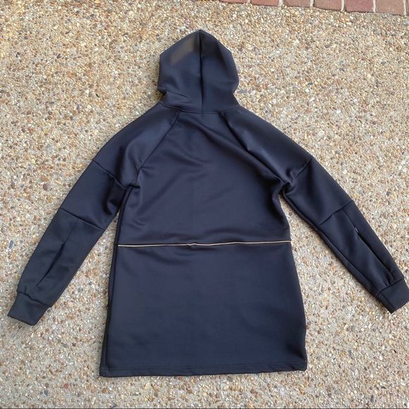 Fabletics Livia Black Gold Hoodie Jacket L - Picture 7 of 11